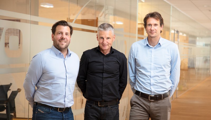 Marcus Gurtner (CSO), Wolfgang Grumeth (CEO), Kristof Nagl (CFO)